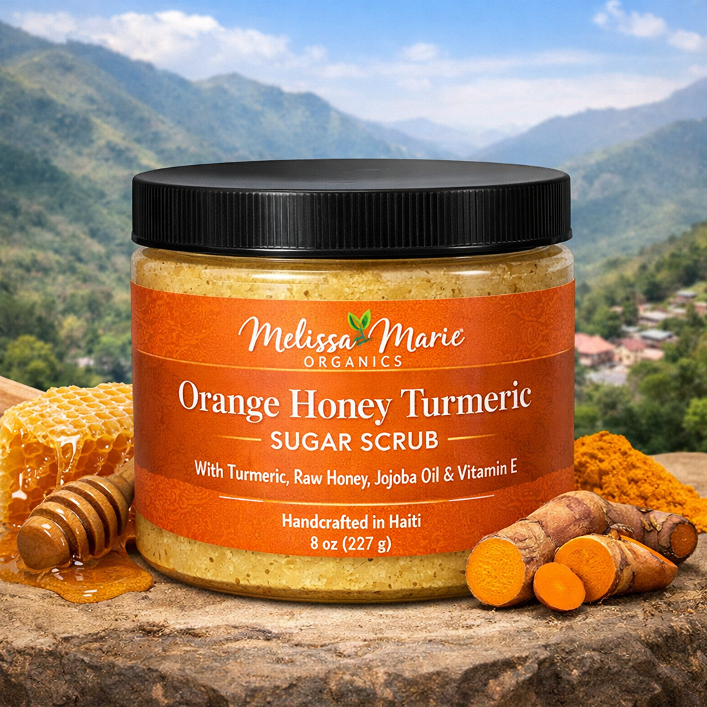 Orange Honey Turmeric Sugar Scrub