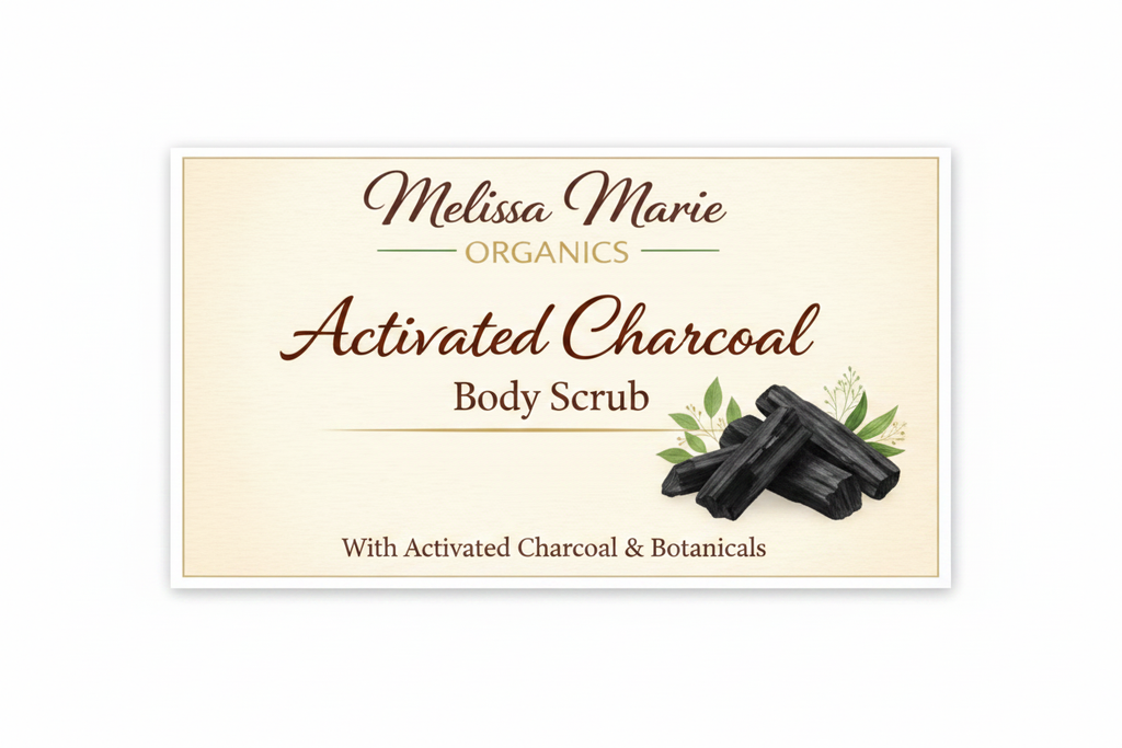 Activated Charcoal Body Scrub