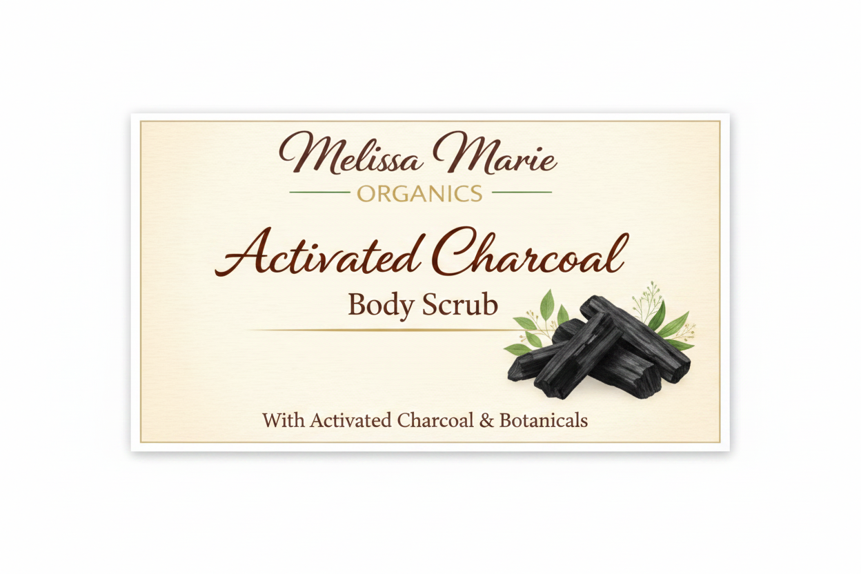Activated Charcoal Body Scrub