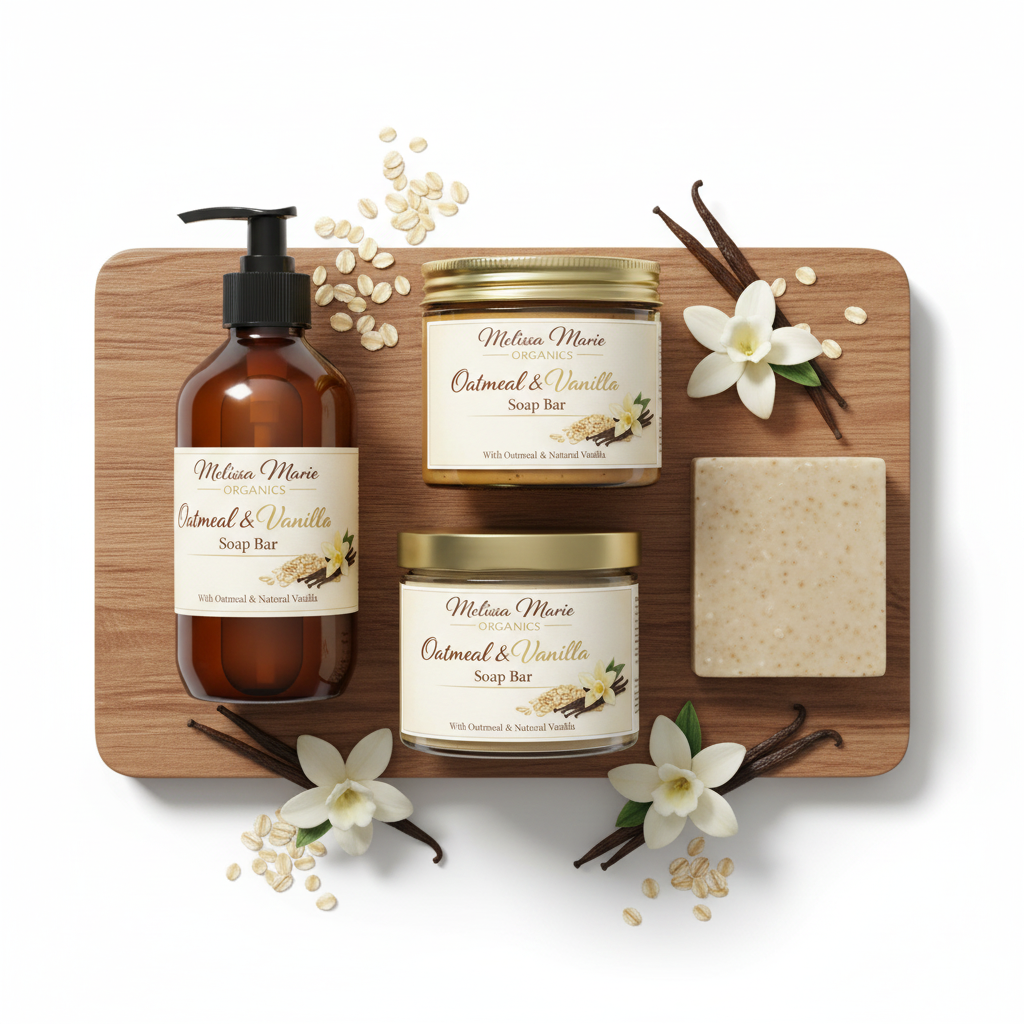 Oatmeal & Vanilla Bundle by Melissa Marie Organics
