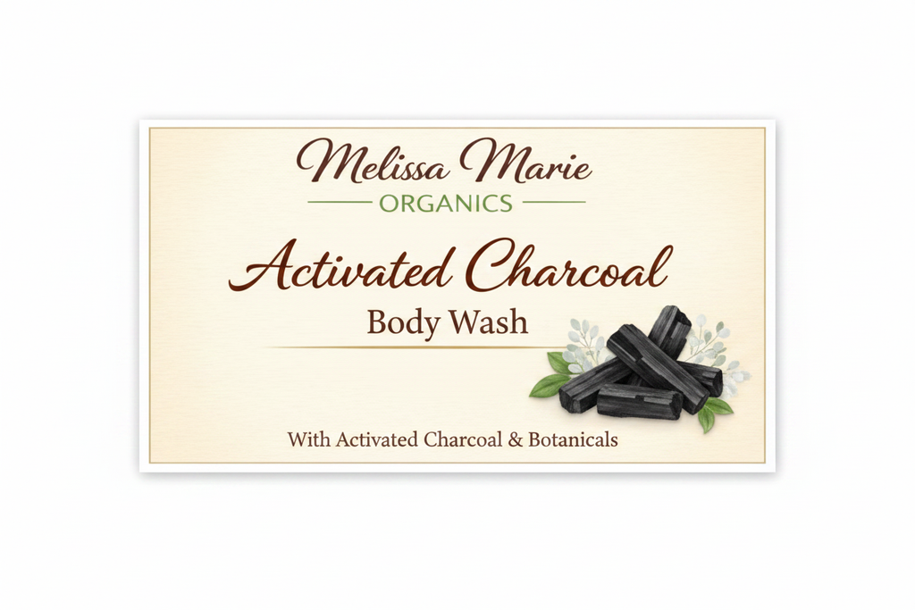 Activated Charcoal Body Wash by Melissa Marie Organics